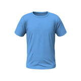Blue t-shirt on a white background