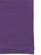 Crew Neck Purple plain T-shirt with side view