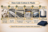 How Lisle Cotton Is Made: The Journey to Ultra-Smooth Supima Cotton Fabric