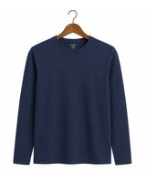 100% Suvin Gold Essential Luxe Full Sleeve T-Shirt-Mid Weight